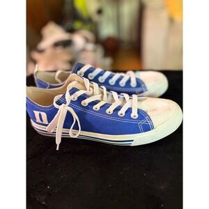 Skicks Duke University Blue Devils Canvas Sneakers Mens 7 Womens 9 Royal Blue